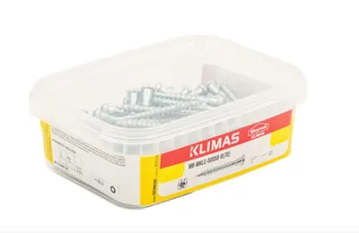 Zdjęcie produktu dla Wkręty kątowe Klimas białe 5x70 - 40 szt.
