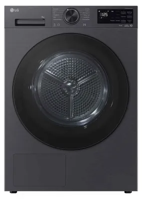 Immagine prodotto di Asciugatrice a pompa di calore LG RT80X7B, capacità 8 kg, programma Allergy Care, tecnologia ThinQ® AI, funzione TurboDry