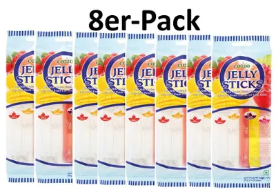 Produktbild von 8er-Pack COZZO Jelly Gelee Sticks Fruchtmix 100g
