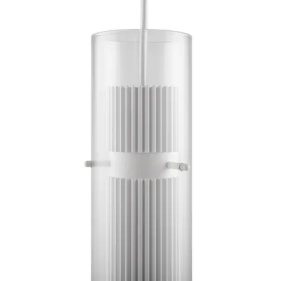 Immagine prodotto di Lampada a sospensione, alluminio, vetro, bianco, H 32 cm
