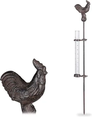 Immagine prodotto di Pluviometro in bronzo, 17 cm, in metallo, decorativo