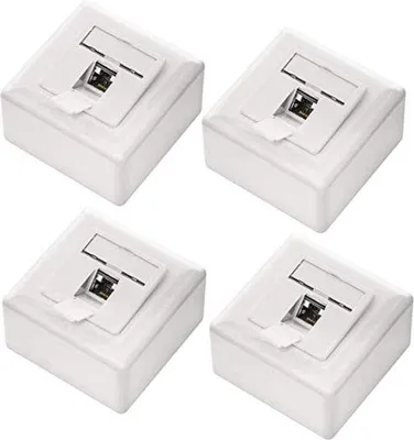 Produktbild von Famanu Netzwerkdose Universal - Unterputz oder Aufputz, 1x RJ45 Port