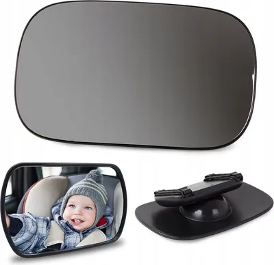 Obrázok produktu pre Verk 10034 Spätné zrkadlo pre kontrolu dieťaťa 26 x 16 cm