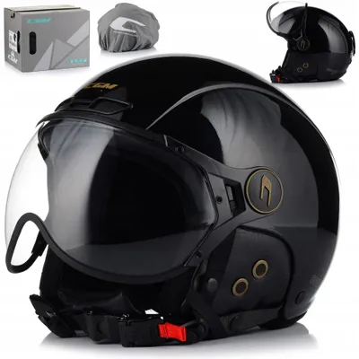 Image de Casque de ski CGM 801G EBI avec visière et léger | Casque de ski, casque de vélo, casque pour vélo électrique | Normes EN1078, EN1077, NTA 8776:2016-12 | Taille 2XL (61 cm)