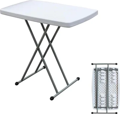 Zdjęcie produktu dla Stół składany Stół kempingowy Stół ogrodowy Stół bufetowy Stół jadalniany składany 152x71x74cm
