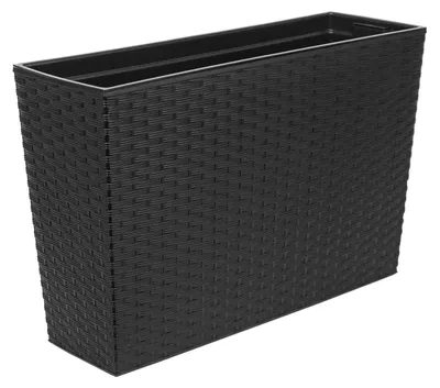 Produktbild von Rattan-Pflanzgefäß mit Bewässerungsstreifen