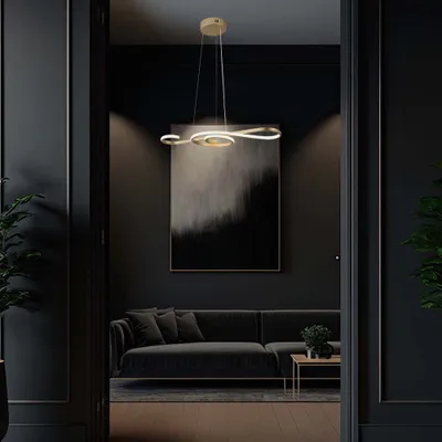 Produktbild von Designer-Hängelampen - Paint Gold - IP20 - 18W - 2260 Lumen - 3000K