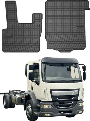Image de 2002-2025 DAF LF Tapis de sol TPE noir 2 pcs