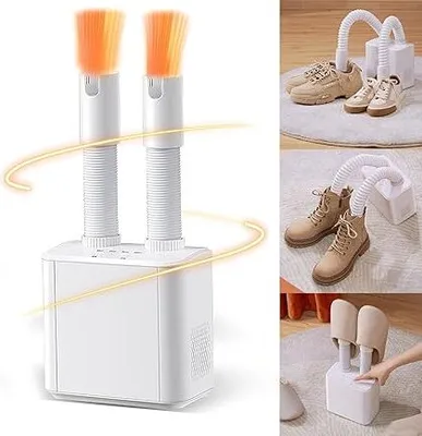 Produktbild von Schuhtrockner, 150 W, 220 V, elektrisch, 2 Stunden freie Abbindezeit, 99 % steril, für Skischuhe, Schuhe, Fußballschuhe, Socken