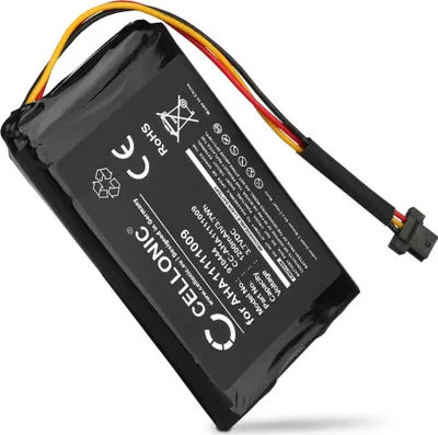 Produktbild von CELLONIC 1x Akku für Navigation Kompatibel mit TomTom Go 600, Go 60, Start 62, VFAS - (1200mAh, 3.7V)