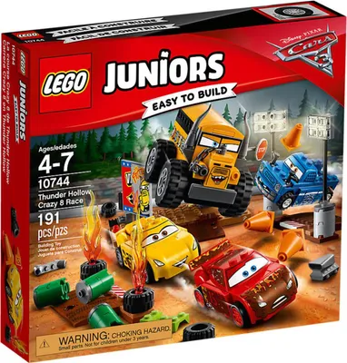 Obrázek produktu pro LEGO Juniors Thunder Hollow Crazy 8 Race, Sada na stavění, 4 rok/roky, 191 kusů, 480 g