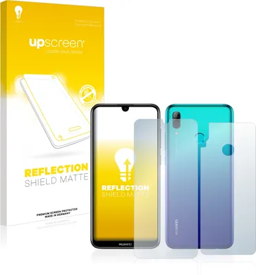 Produktbild von upscreen Schutzfolie für Huawei P smart 2019 (Vorder + Rückseite) Folie Matt Entspiegelt Anti-Reflex