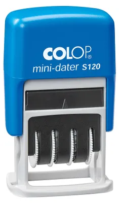Produktbild von COLOP S120 Mini-Dater schwarz, Datum Deutsch, klein