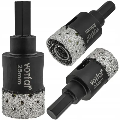 Obrázok produktu pre Vorfal Diamantová korunka 25 mm pre gres a keramiku s pružinou HEX