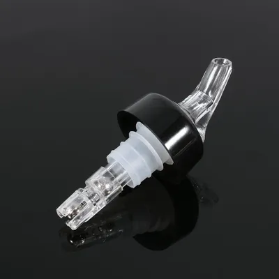 Produktbild von Praktischer 35-ml-Ausgießer aus Kunststoff für Spirituosen, Weinflaschen und Weinflaschen – transparent