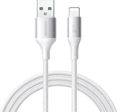 Produktbild von Joyroom Flash Series Schnellladekabel USB-A auf Lightning 3A, 1m - Weiß