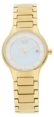 Produktbild von Boccia Uhr Damen Titan gold 3301-03