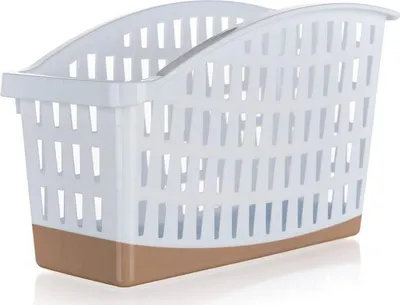 Produktbild von BANKETT Veranstalter in den Kühlschrank Plastik KULINARISCH, 28 x 13 x 16cm, Weiss-braun