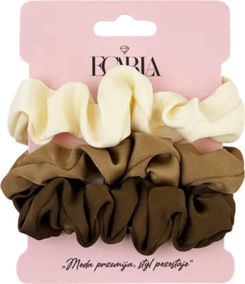 Immagine prodotto di ECARLA - Set di fasce per capelli color crema, caramello e cioccolato, 3 in 1