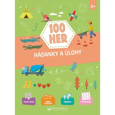 Immagine prodotto di Svojtka & Co. 100 Spiele Puzzles und Aufgaben 6+