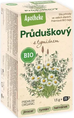 HERBATKA NA OSKRZELA Z TYMIANKIEM BIO (20 x 1,5 g) 30 g - APOTHEKE