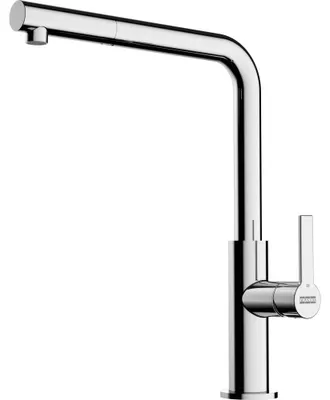 Obrázek produktu pro Franke MARIS SLIM L, Tahem, Chrom, Mosaz, Páková rukojeť, Samostarný, 3/8"