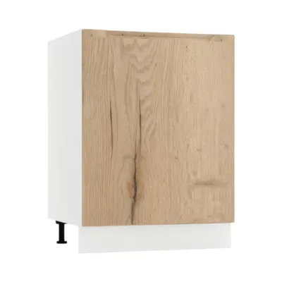 Produktbild von Unterschrank - Küchenunterschrank - Zivora D60 P/L - 60 cm - Halifax Eiche - Moderne Küchenlösung