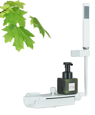 Produktbild von Badewannenarmatur, Wandmontage, Handbrause Mischbatterie, Weiß