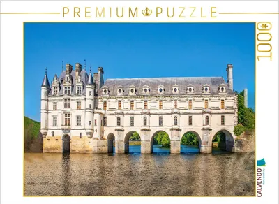 Produktbild von CALVENDO Puzzle Schloss Chenonceau | 1000 Teile Lege-Größe 64x48cm Foto-Puzzle für glückliche Stunden
