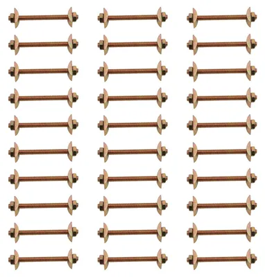 Produktbild von 30 Stück Arbeitsblätter/Montageplatten für Verbindungselemente M8 x 100 mm für Möbel