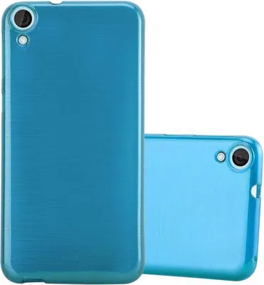 Image de Cadorabo Housse pour HTC Desire 820 Housse de protection turquoise Housse TPU silicone Etui Case Cover