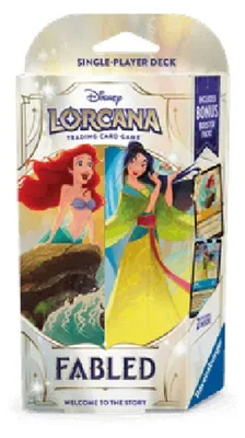 Immagine prodotto di Lorcana Fabled: Mazzo iniziale Ambra e Zaffiro