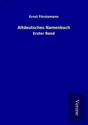 Produktbild von Altdeutsches Namenbuch