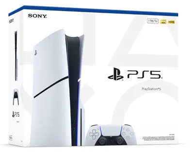 Productafbeelding van Sony PlayStation 5 Slim Blu-ray console, 1 TB, wit