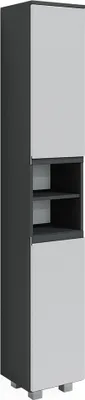 Produktbild von Vicco Koupelnová skříňka J-Shape, 30 x 190 cm, Bílá/Antracit