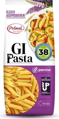 Produktbild von Penne Nudeln für Diabetiker & Low Carb | Protein Nudeln ohne Kohlenhydrate | Glykämischer Index 38 250g