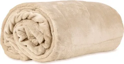 Immagine prodotto di Zoem - Coperta in pile - Plaid in pile - 150 x 200 - morbidissimo - 280 g/m² - Beige