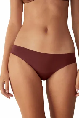 Produktbild von Emilia Damenhöschen, niedrige Taille, nahtlos, Pflaumenviolett - Pflaumenviolett, M