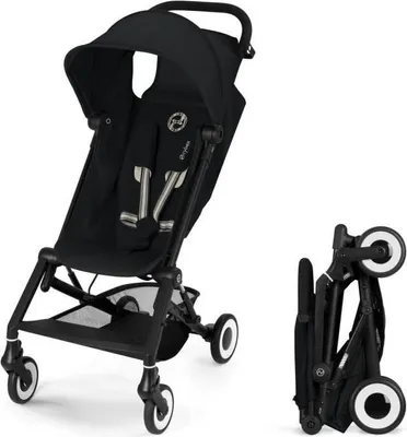 Immagine prodotto di Passeggino ultracompatto CYBEX Agis, da 5 a 22 kg, da 6 mesi a 4 anni, leggero 6,3 kg, compatibile con il trasporto aereo, Magic Black