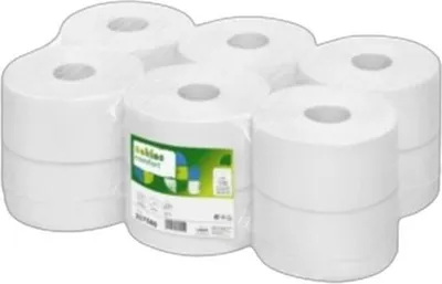 Zdjęcie produktu dla Papier Toaletowy Wepa Centerfeed, Biały, 12 Rolek