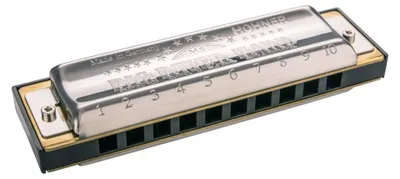 Produktbild von Hohner M590066X Big River Harp F Harmonica.