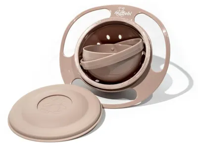 Produktbild von MABEBI Trinkflasche Meine Wunderlernschüssel Beige