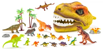 Produktbild von DINO - Koffer mit Figuren, 25 Stück, gemischte Sorten