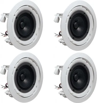 Produktbild von JBL Control 8124 Deckenlautsprecher 4 Zoll, 206 mm Durchmesser, 89 mm Einbautiefe, 4er Set