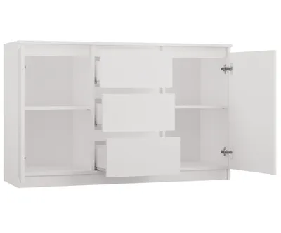 Obrázek produktu pro Topeshop COSTA BIEL KOMPLET, Bílá, 6 zásuvka/zásuvek, Dřevotřískové desky, Moderní, Dřevotřískové desky