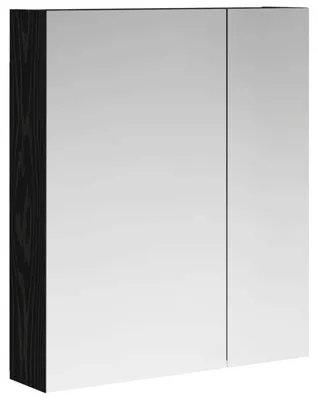 Immagine prodotto di Mobiletto per specchio da bagno Rovere Nero 60 x 14,5 x 70 cm