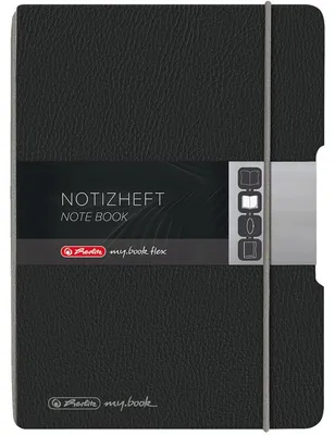 Zdjęcie produktu dla Herlitz 50033782, Monochromatyczny, Czarny, A6, 40 ark., Dorosły
