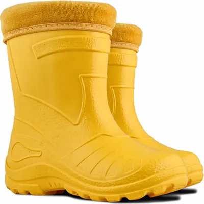 Produktbild von KOLMAX superleichte Eva Kinder Gummistiefel gefüttert Gelb 25