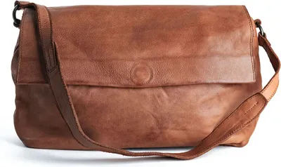 Zdjęcie produktu dla Skórzana torba na ramię HAROLD'S Submarine Handbag Flap Cognac brown