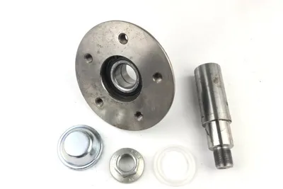 Produktbild von Achsstummel Laufstummel mit Nabe 5x112 ungebremst Welle Ø49mm Länge 195mm